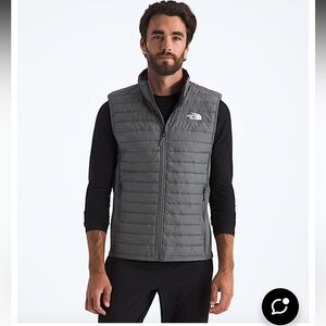 The North Face Men's Canyonlands Hybrid Vest in Smoked Pearl